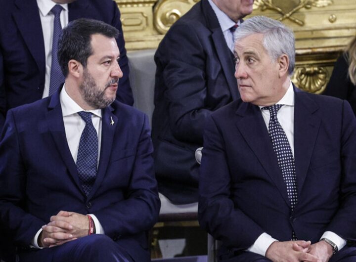 È lite continua: tasse, giustizia, privacy, sindaco di Roma, campagna elettorale a tempo indeterminato, nella foto Antonio Tajani e Matteo Salvini