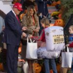trump melania halloween