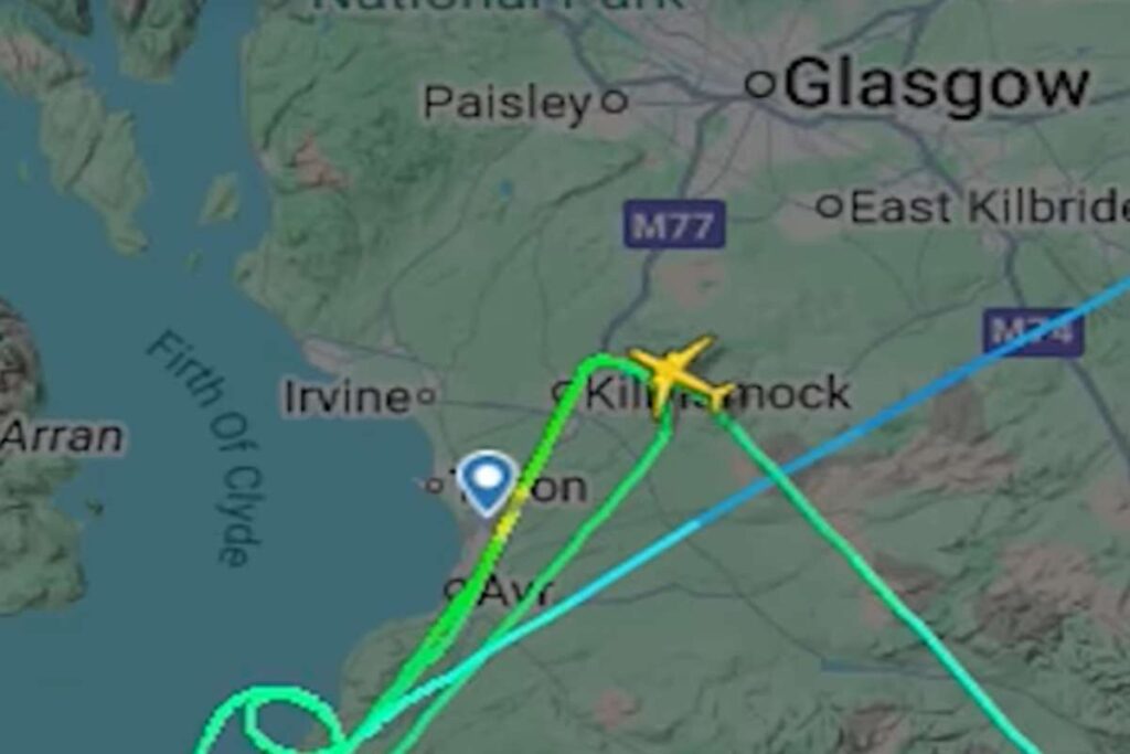 Percorso volo Ryanair