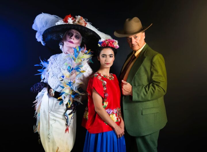 Frida Opera Musical, tre attori protagonisti in posa