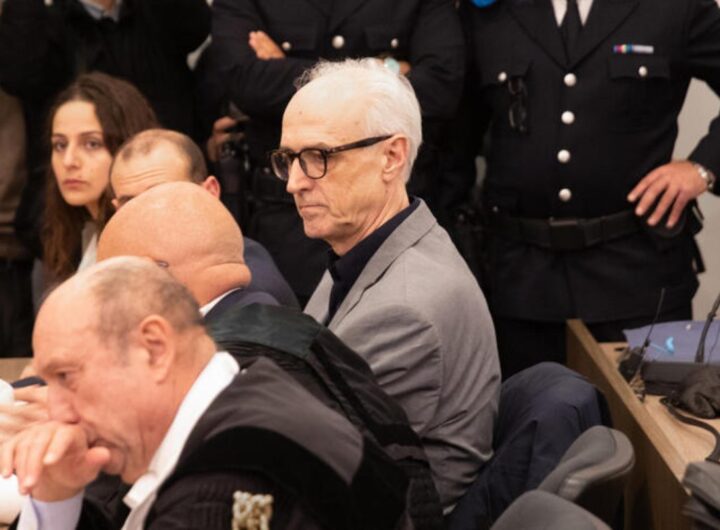 Giampiero Gualandi in tribunale