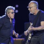 Roger Daltrey e Pete Townshend degli Who durante un concerto