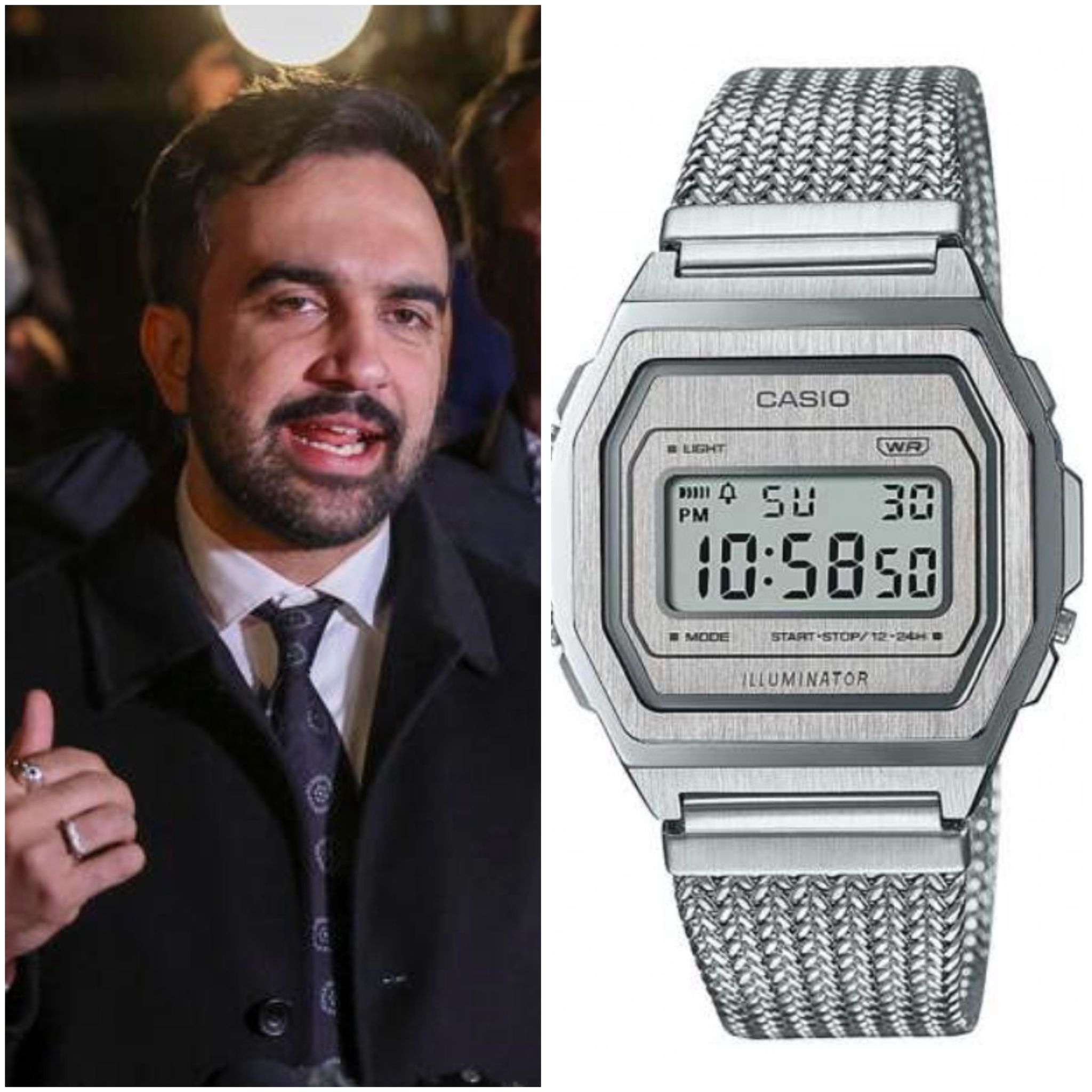 L’orologio da 99 euro del nuovo sindaco di New York, Zohran Mamdani. (In vendita anche in Italia)