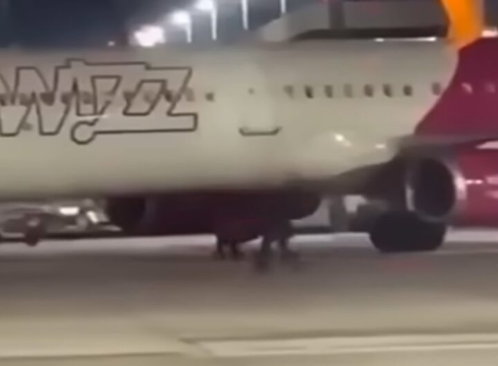 Il video dei due passeggeri in ritardo che entrano in pista e provano ad inseguire un aereo