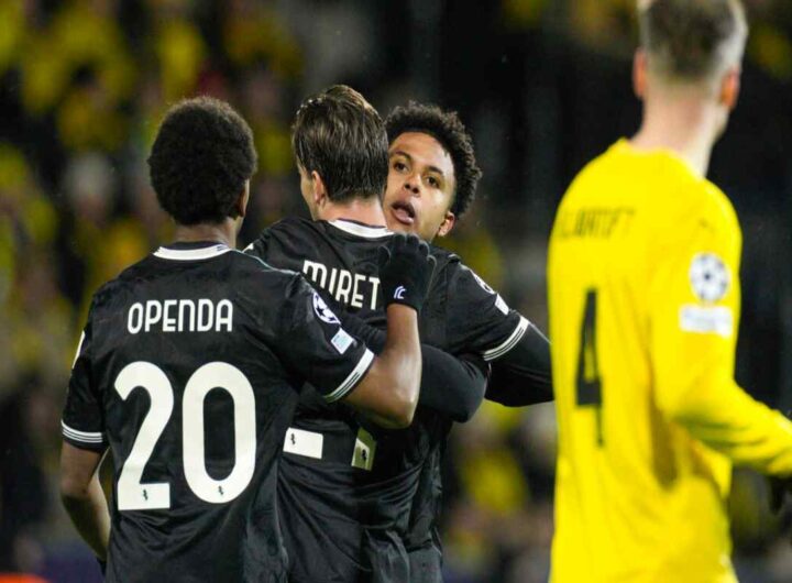 Juve in campo in Champions