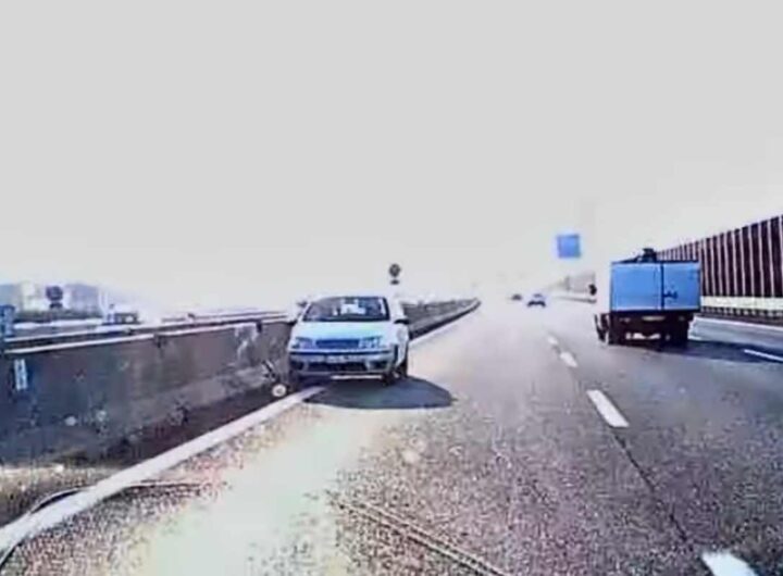 Contromano sull'autostrada