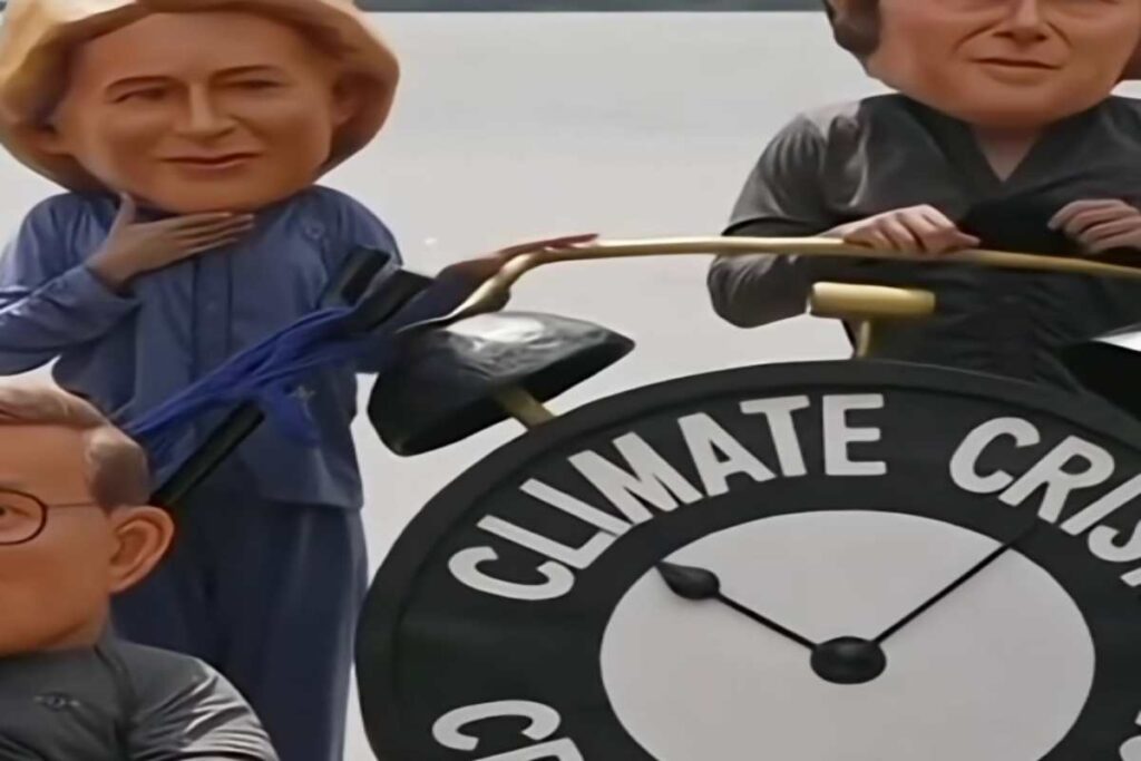 COP30, attivisti indossano maschere giganti dei leader mondiali