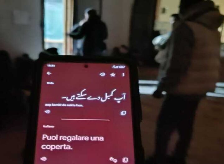 coperte migranti l'aquila