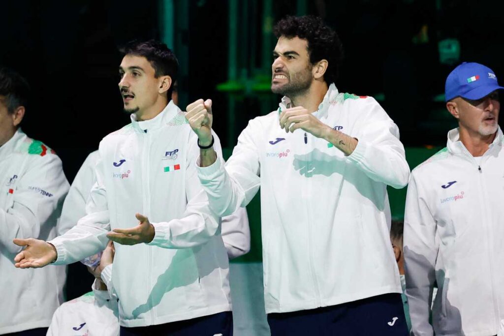 coppa davis berrettini esulta