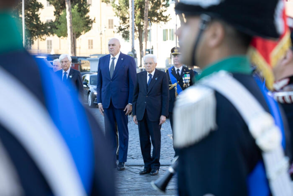 mattarella e crosetto 4 novembre