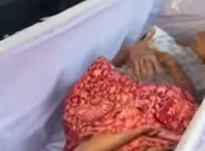 donna viva nella bara