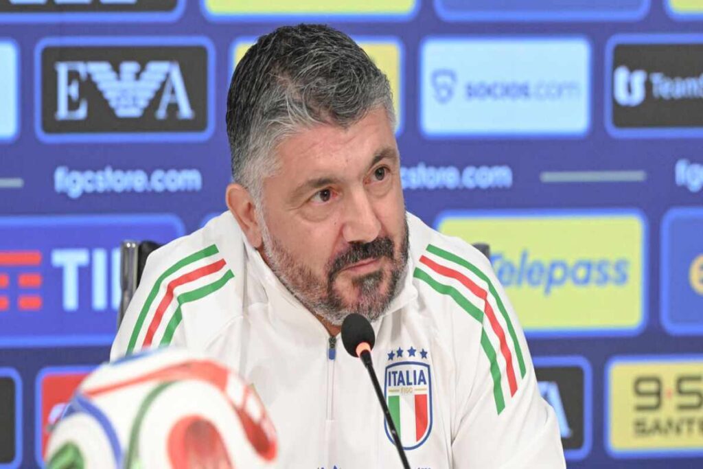 Gattuo in conferenza stampa