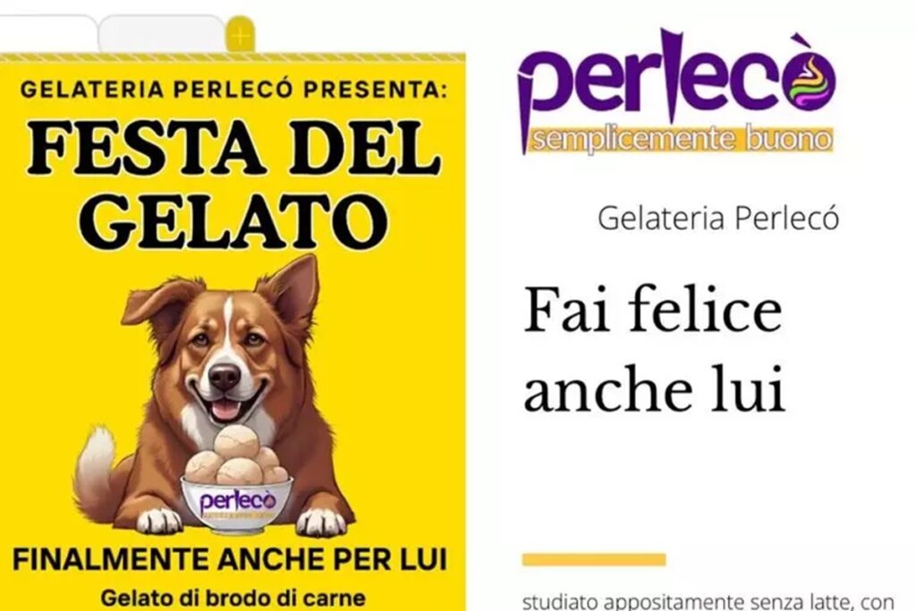 Il gelato per cani