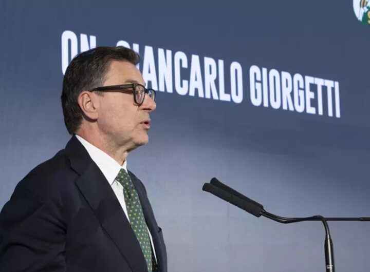 Il ministro dell'Economia, Giancarlo Giorgetti