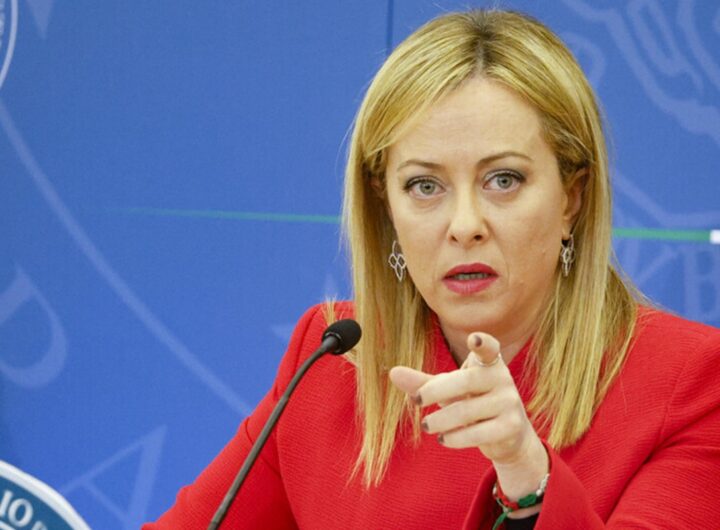 La premier, Giorgia Meloni