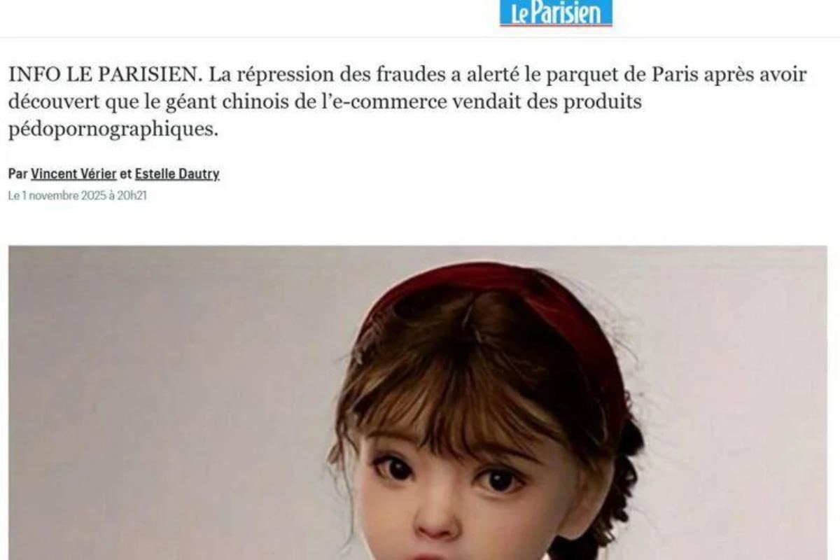 Shein denunciata in Francia per aver messo in vendita delle bambole gonfiabili con l’aspetto di bambine (ora ritirate dal commercio)