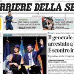 Il Corriere della Sera, la prima pagina di oggi