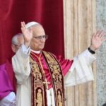 Papa Leone al concerto con i poveri, il cantante canadese Michael Buble’ ha cantato l’Ave Maria per lui Nella foto papa leone XIV