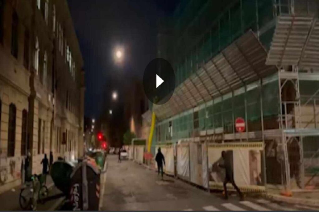 Il blitz aal liceo Righi di Roma