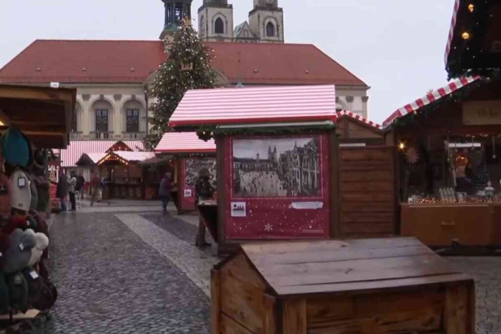 Mercatino di Natale a Magdeburgo, in Germania