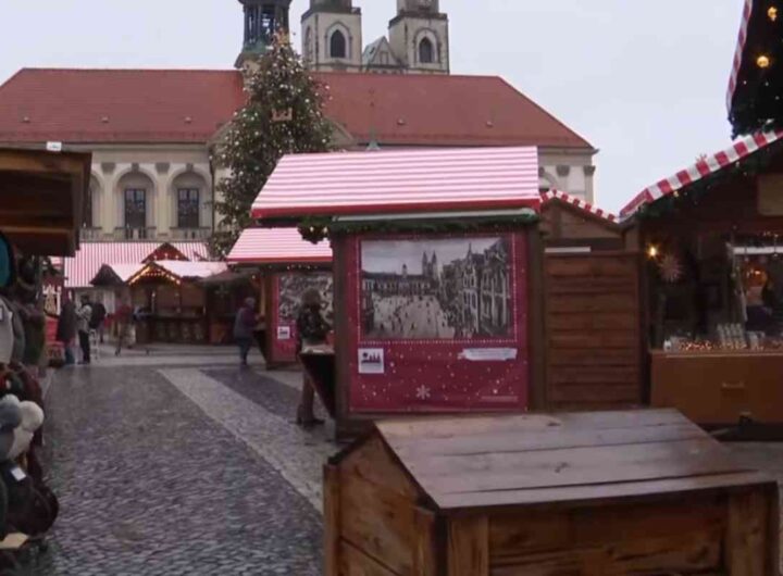 Mercatino di Natale a Magdeburgo, in Germania