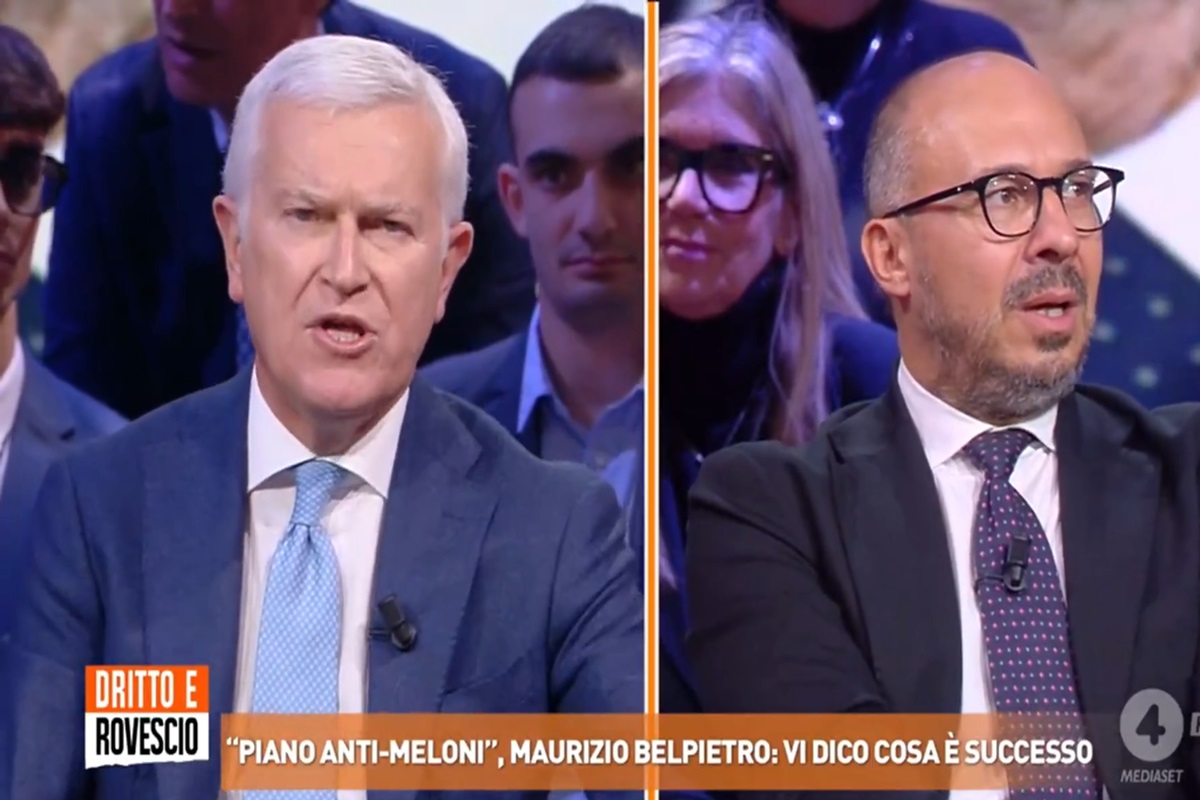 Cosa si dice in TV, Belpietro: “Io le notizie le pubblico, non le nascondo!”. Montanari: “La Costituzione è antifascista, per questo Meloni vuole superarla”. Caracciolo: “La premier vuole andare al Quirinale”