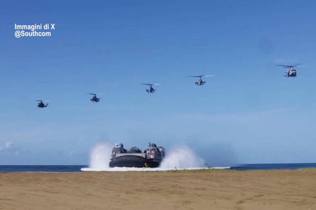 Le esercitazioni dei Marines a Porto Rico