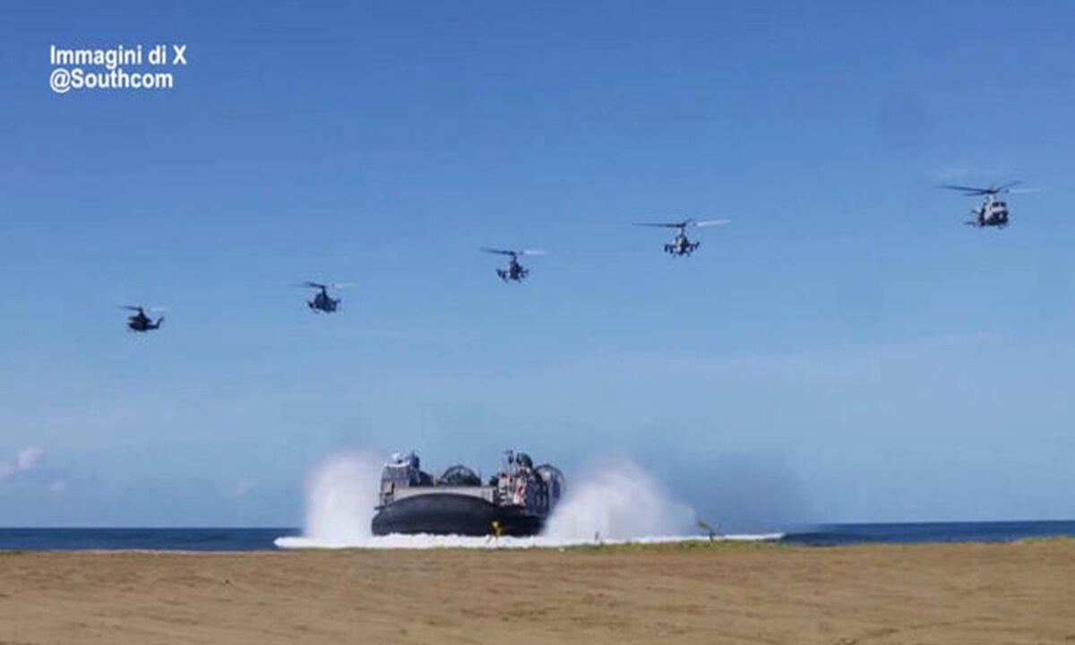 Le esercitazioni dei Marines a Porto Rico
