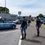 posto di blocco polizia