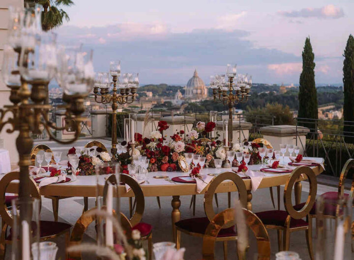 Wedding mise en place Roma