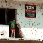 spari sulle case a sarajevo