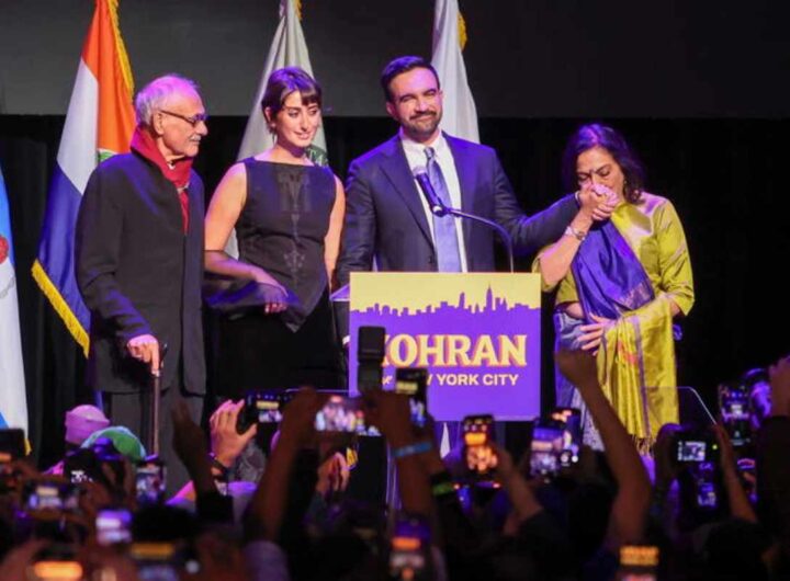 Italiani (più) ricchi o (più) poveri? Schlein fa la Mamdani e non ha dubbi ma Silvia Salis la terrorizza , nella foto Il neosindaco di New York con la moglie e i genitori