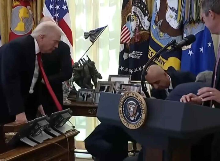 Uomo sviene alla Casa Bianca