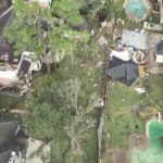 Le immagini del quartiere di Houston devastato dopo il passaggio di un tornado