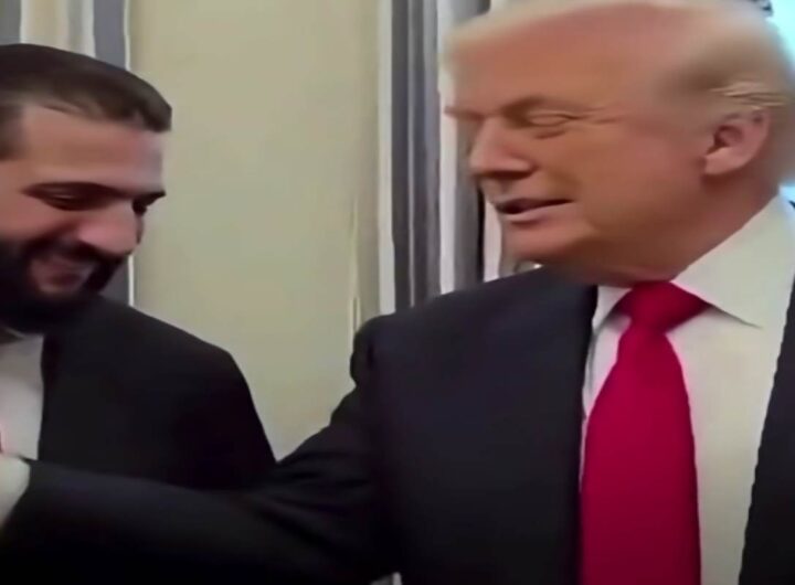 Trump spruzza e regala il suo profumo al leader siriano al-Sharaa