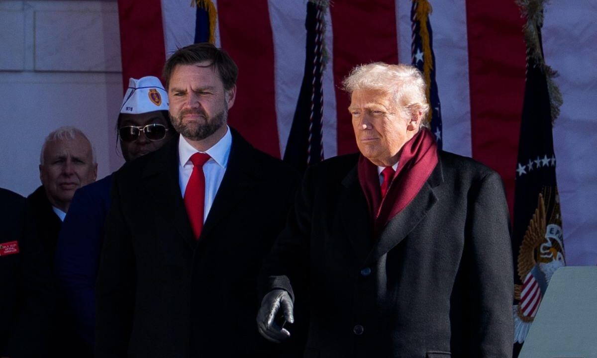 trump alla parata dei veterani