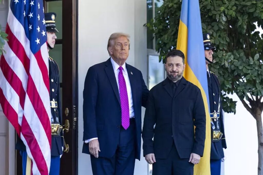 Donald Trump e Volodymyr Zelensky