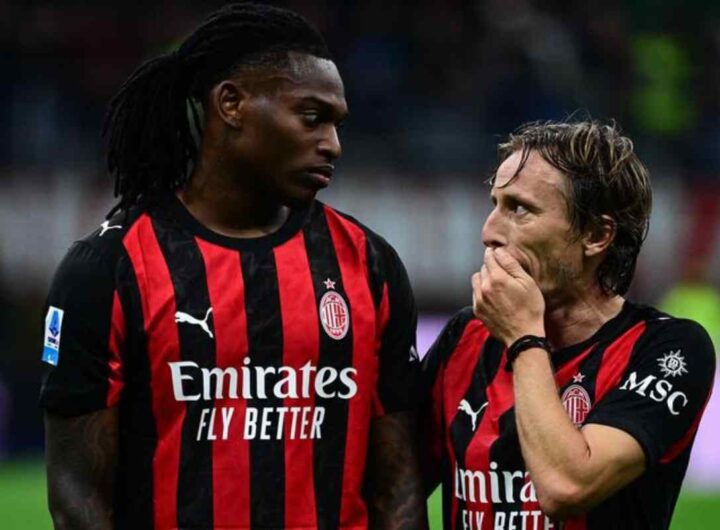 Leao e Modric in campo