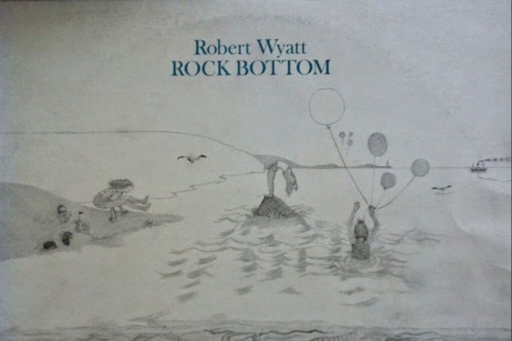 Particolare della copertina di Rock Bottom di Robert Wyatt, disegnata dalla moglie Alfreda Benge