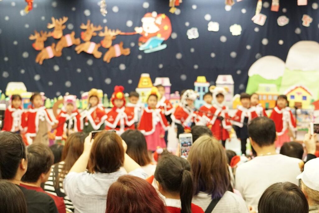 recita natalizia a scuola