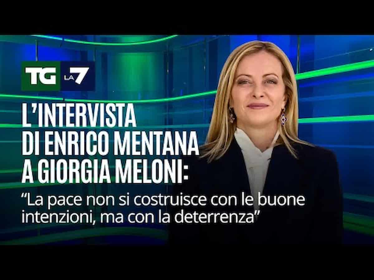 Meloni in tv spiega il premierato e fa i conti della stabilità, intanto l’amico Trump minaccia di mollarci
