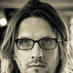 Primo piano di Steven Wilson, fondatore e leader dei Porcupine Tree