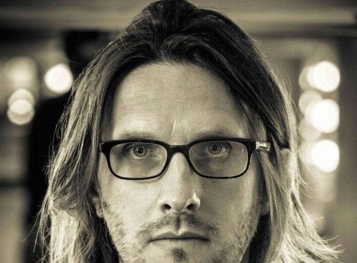 Primo piano di Steven Wilson, fondatore e leader dei Porcupine Tree