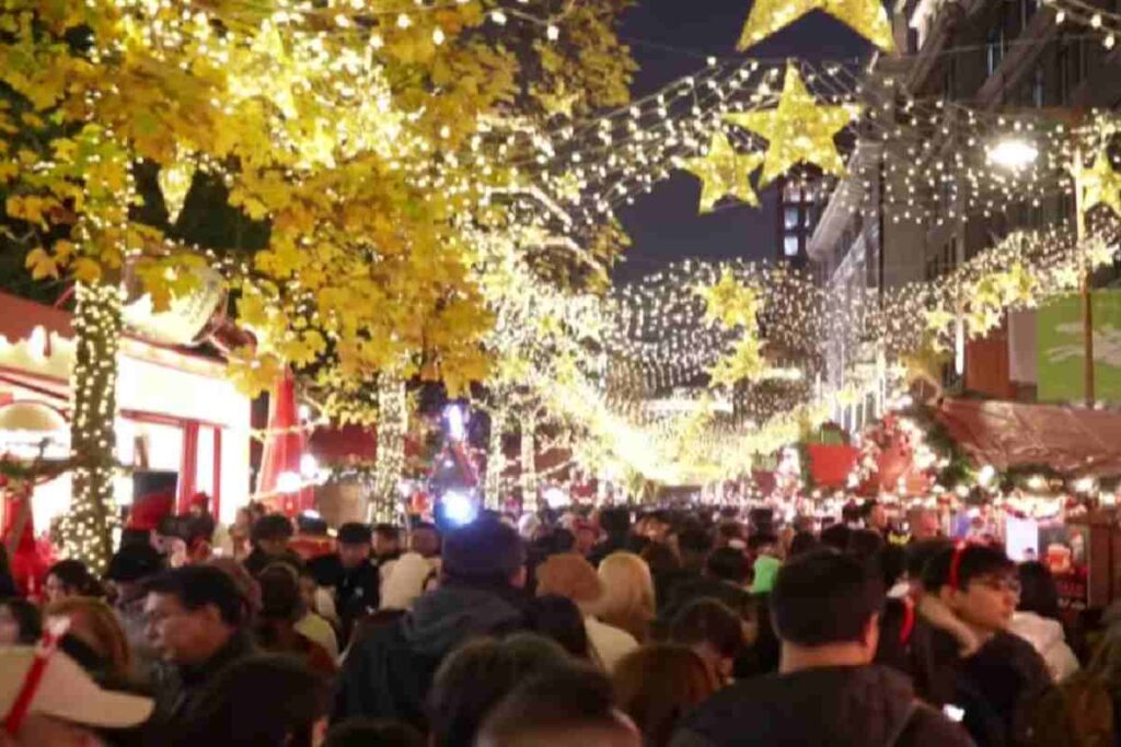 Mercatino di Natale a Shanghai