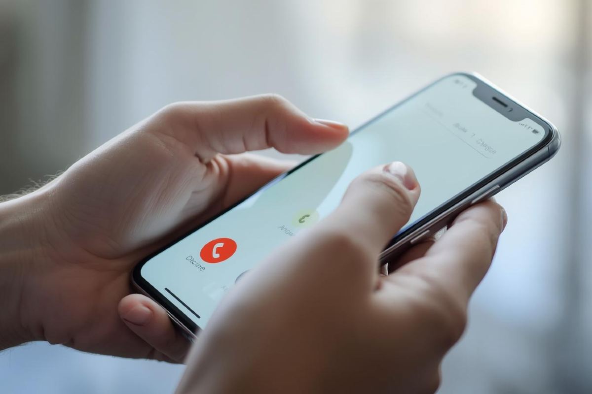 Smartphone chiamata truffa