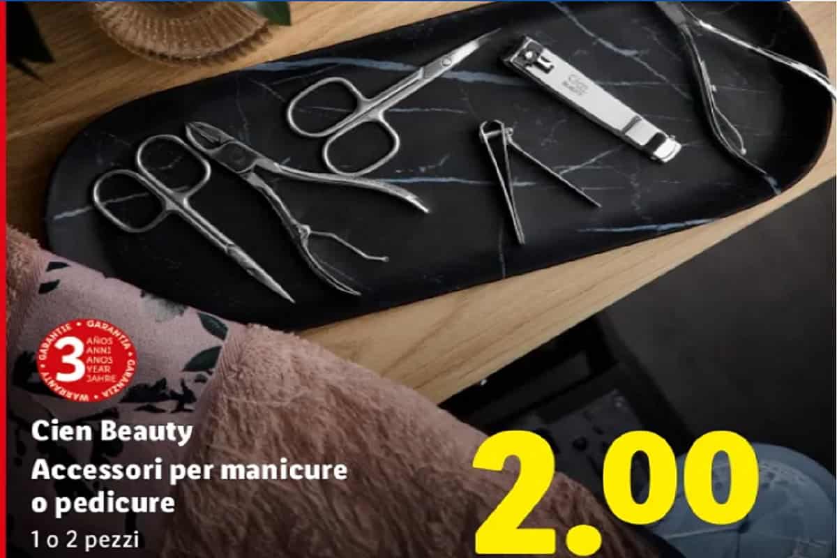 offerta lidl sui prodotti per la manicure