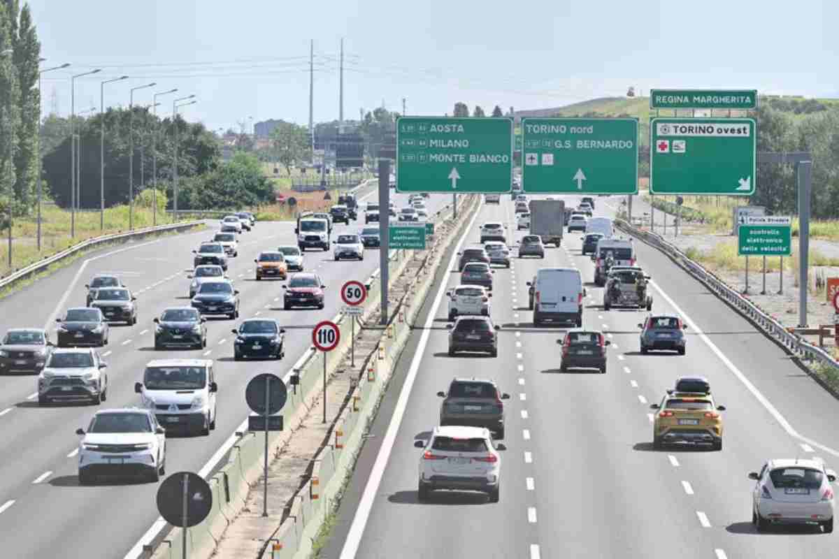 Autostrada in Piemonte