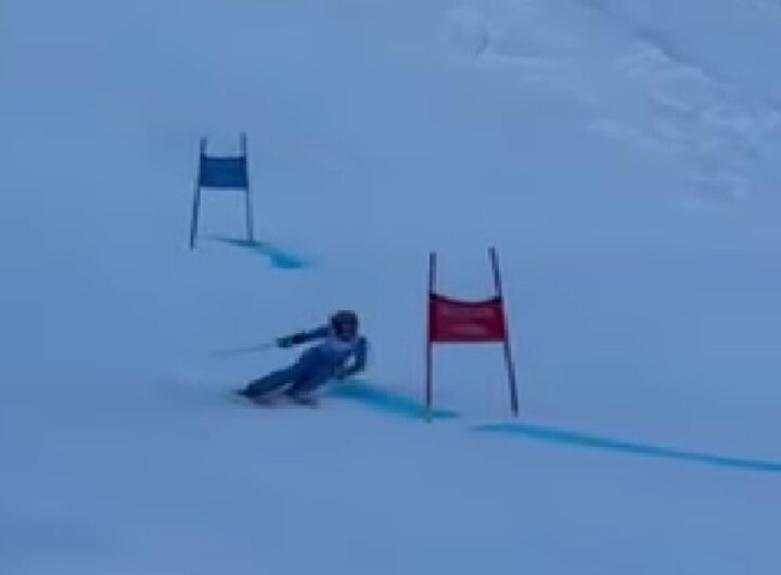 Il primo allenamento di Federica Brignone dopo l'infortunio