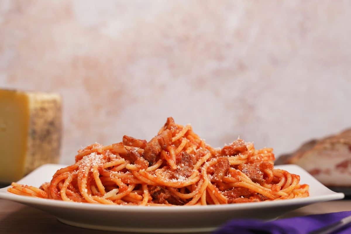 ricetta antica della pasta all'amatriciana