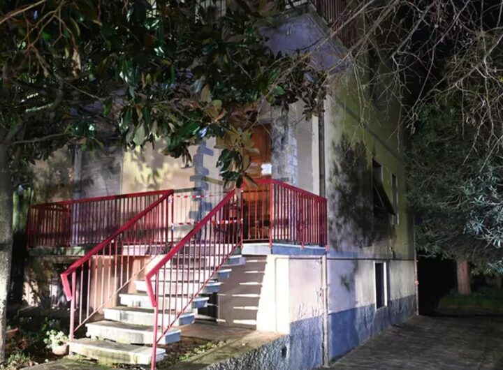 La villetta dove è stato ritrovato l'uomo morto in un baule